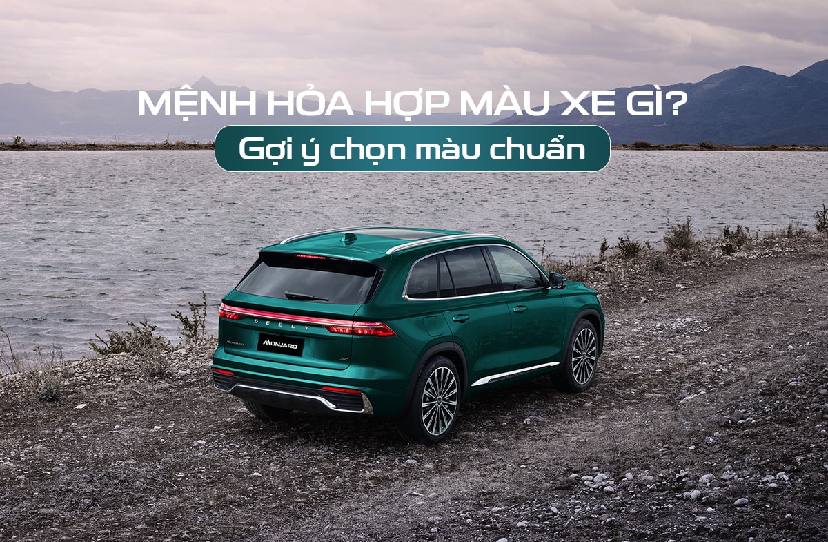 Mệnh Hỏa hợp màu xe gì?